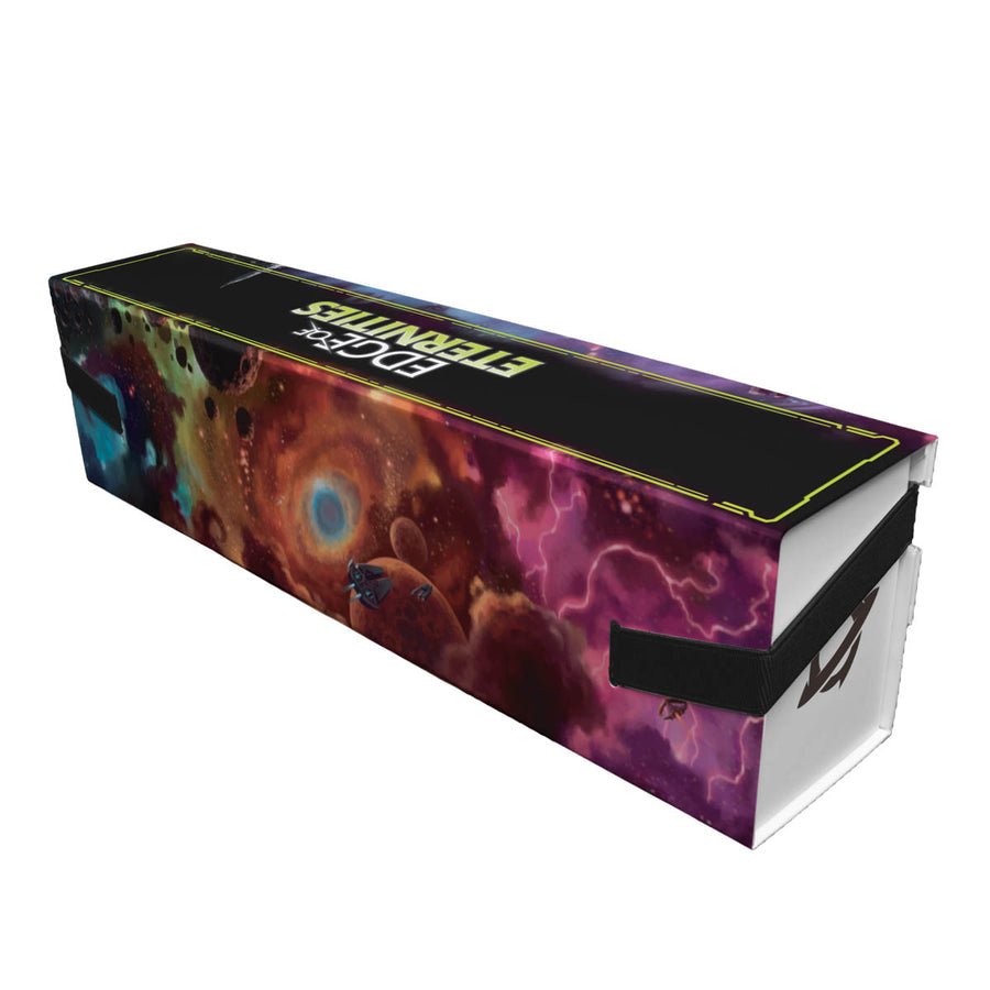 Edge of Eternities Nebula Space Station 500+ Flat Pack Storage Box for Magic: The Gathering - A Muse N Games